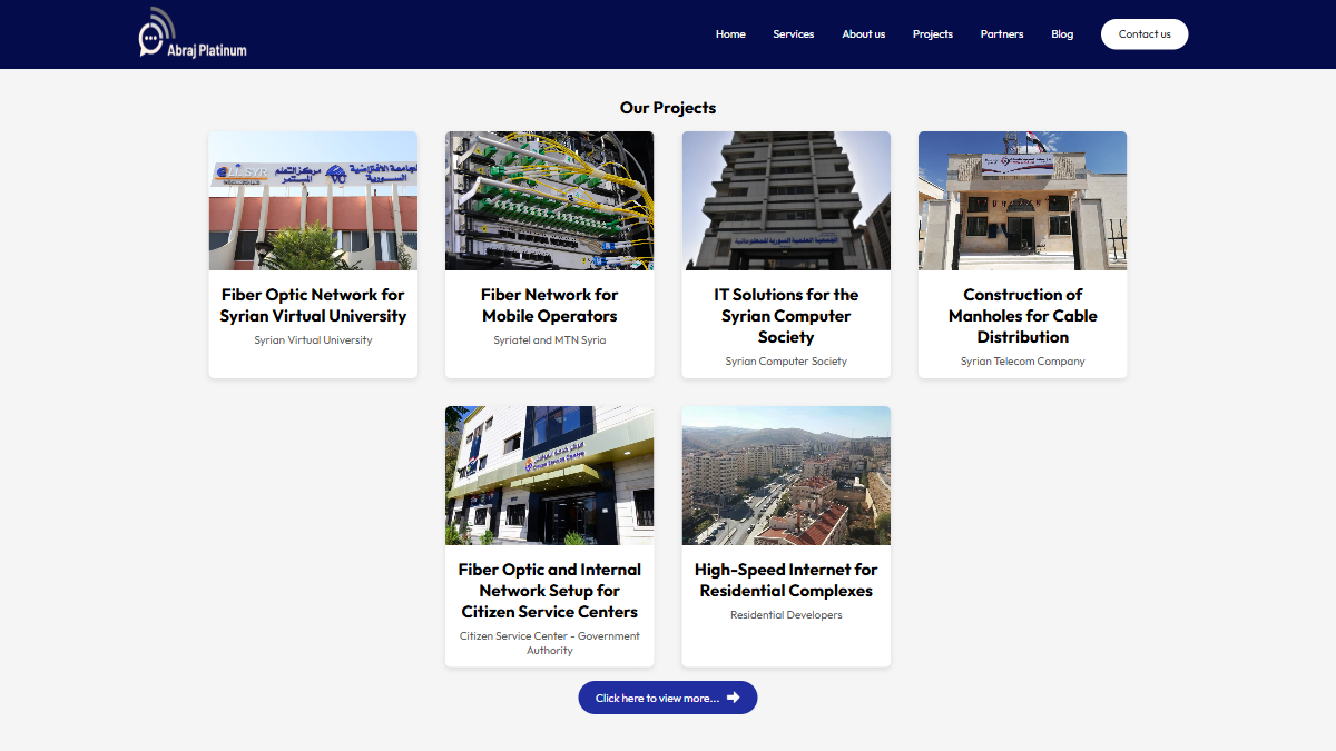 Expandable Project Gallery