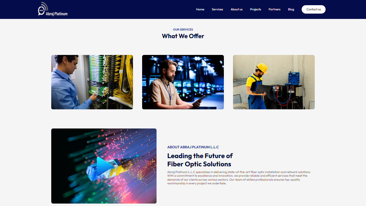 Interactive Service Showcase