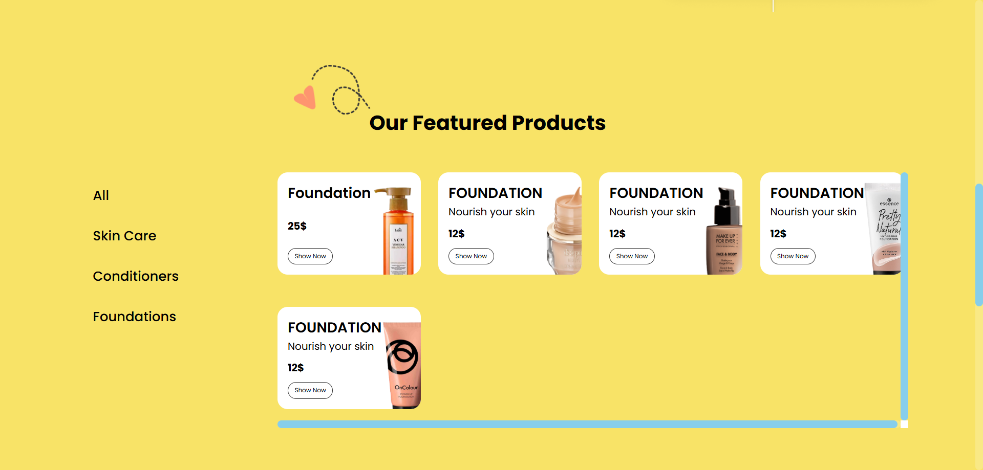 Clean Product Showcase