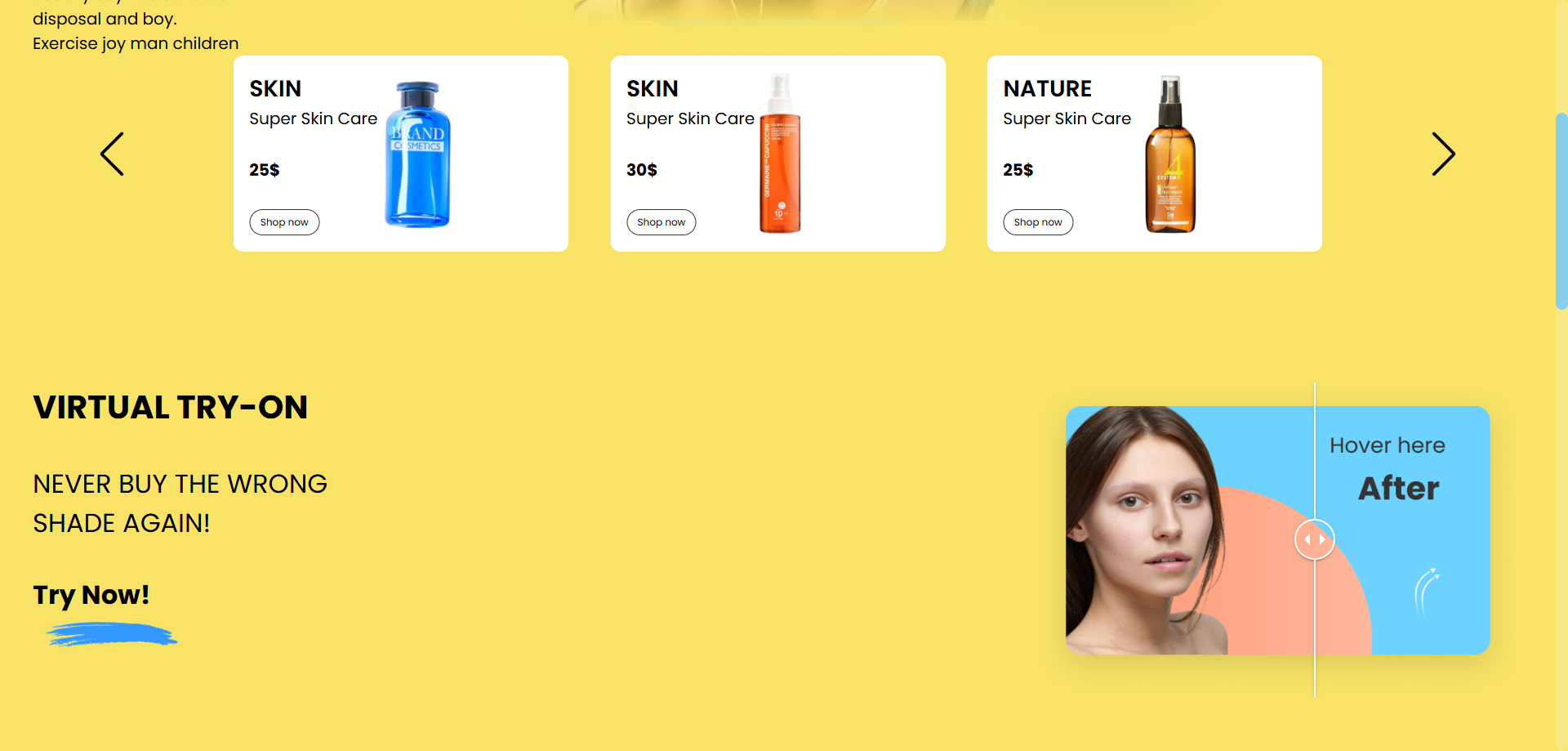 Interactive Virtual Try-On