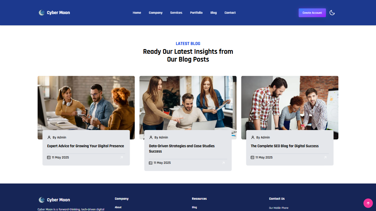 Clean, Modular Card Design